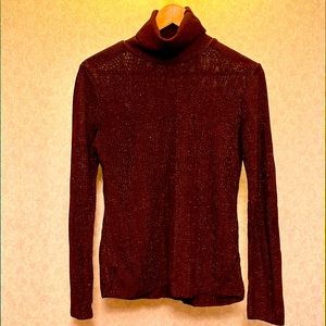 💥TOPS SALE💥 NWOT VERTIGO PARIS TURTLENECK SWEATER IN BROWN